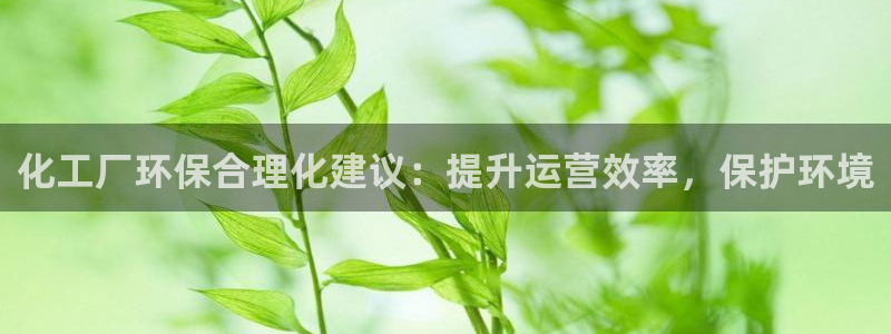 亿万先生换网址了吗：化工厂环保合理化建议：提升运营效率，保护环境