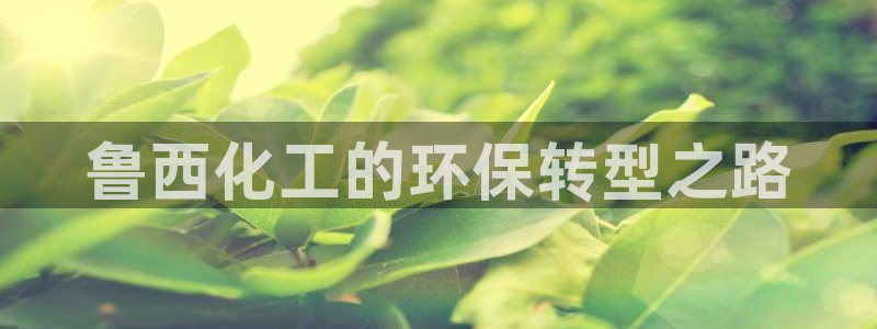 亿万先生客户端官网登录不上：鲁西化工的环保转型之路