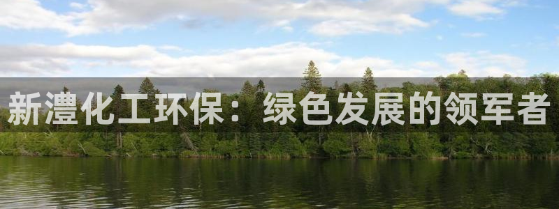 亿万先生网页版：新澧化工环保：绿色发展的领军者