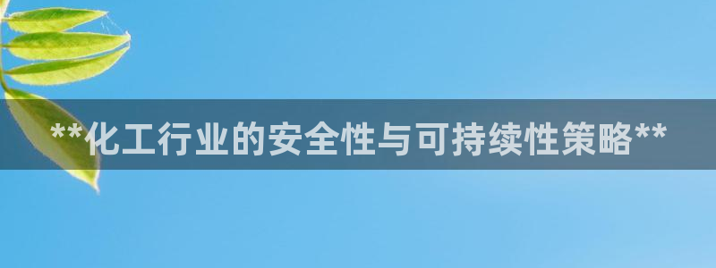 亿万先生换网址了吗知乎：**化工行业的安全性与可持续性策略**