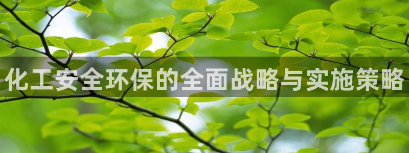 亿万同人字幕组微博的微博：化工安全环保的全面战略与实施策略