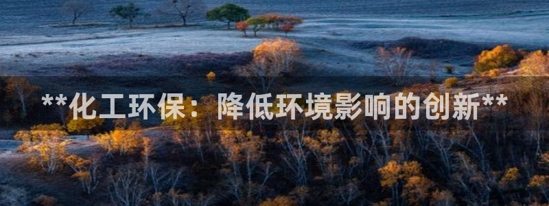 亿万先生mr014：**化工环保：降低环境影响的创新**