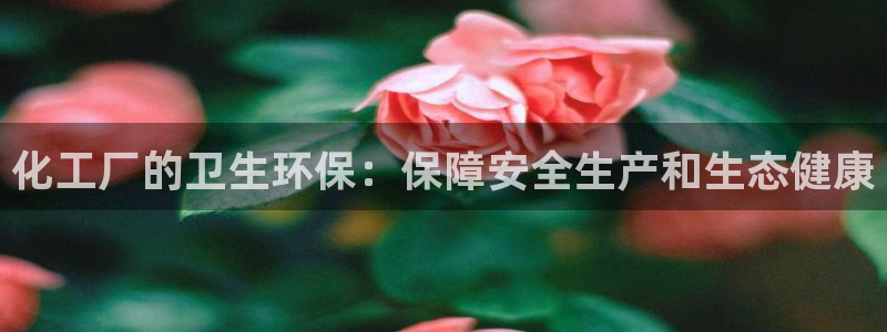 亿万啥意思：化工厂的卫生环保：保障安全生产和生态健康