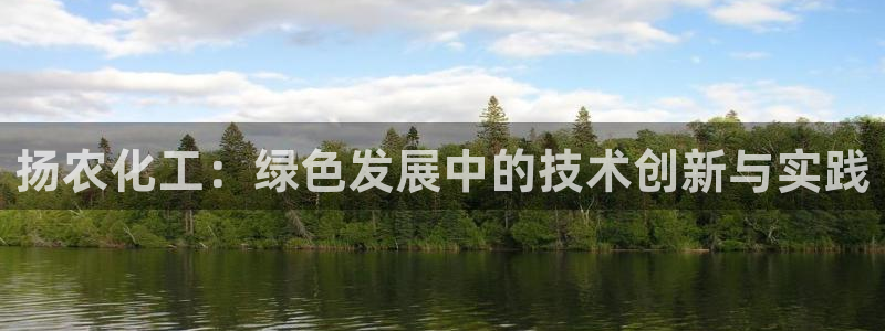 亿万先生网页版登录：扬农化工：绿色发展中的技术创新与实践