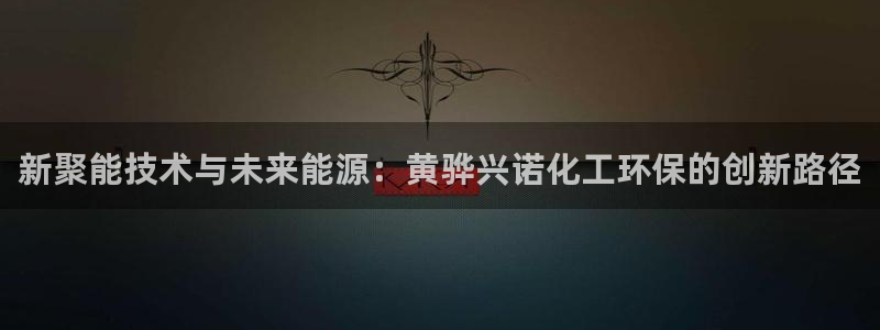 亿万番外：新聚能技术与未来能源：黄骅兴诺化工环保的创新路径