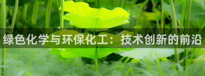 亿万先生客户端官网：绿色化学与环保化工：技术创新的前沿